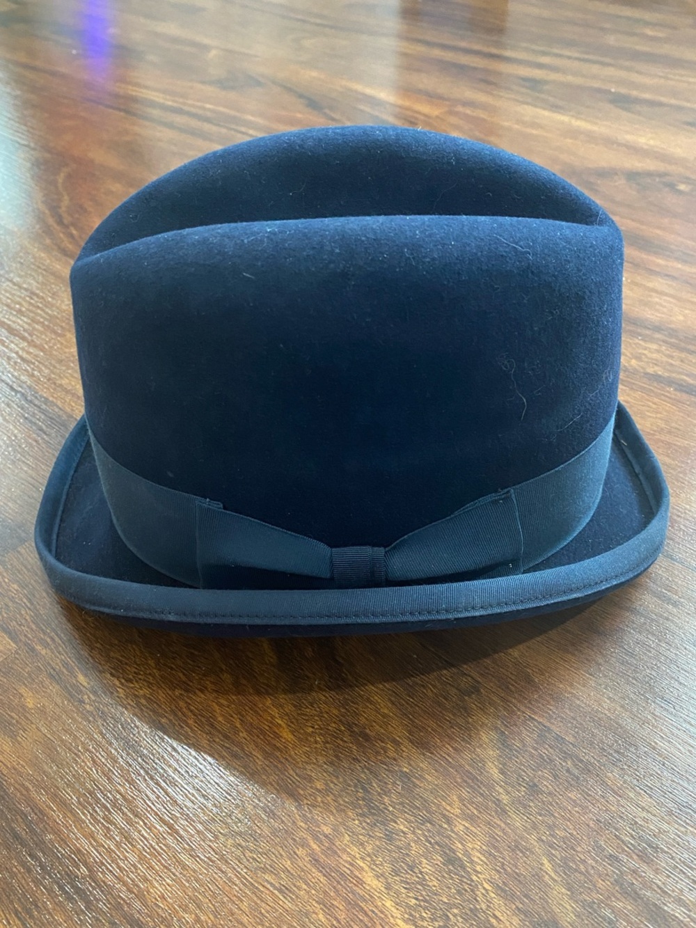 Classic Vintage The Hat Lady 6X Genuine Beaver Fur Fedora Sz 6 3/4
